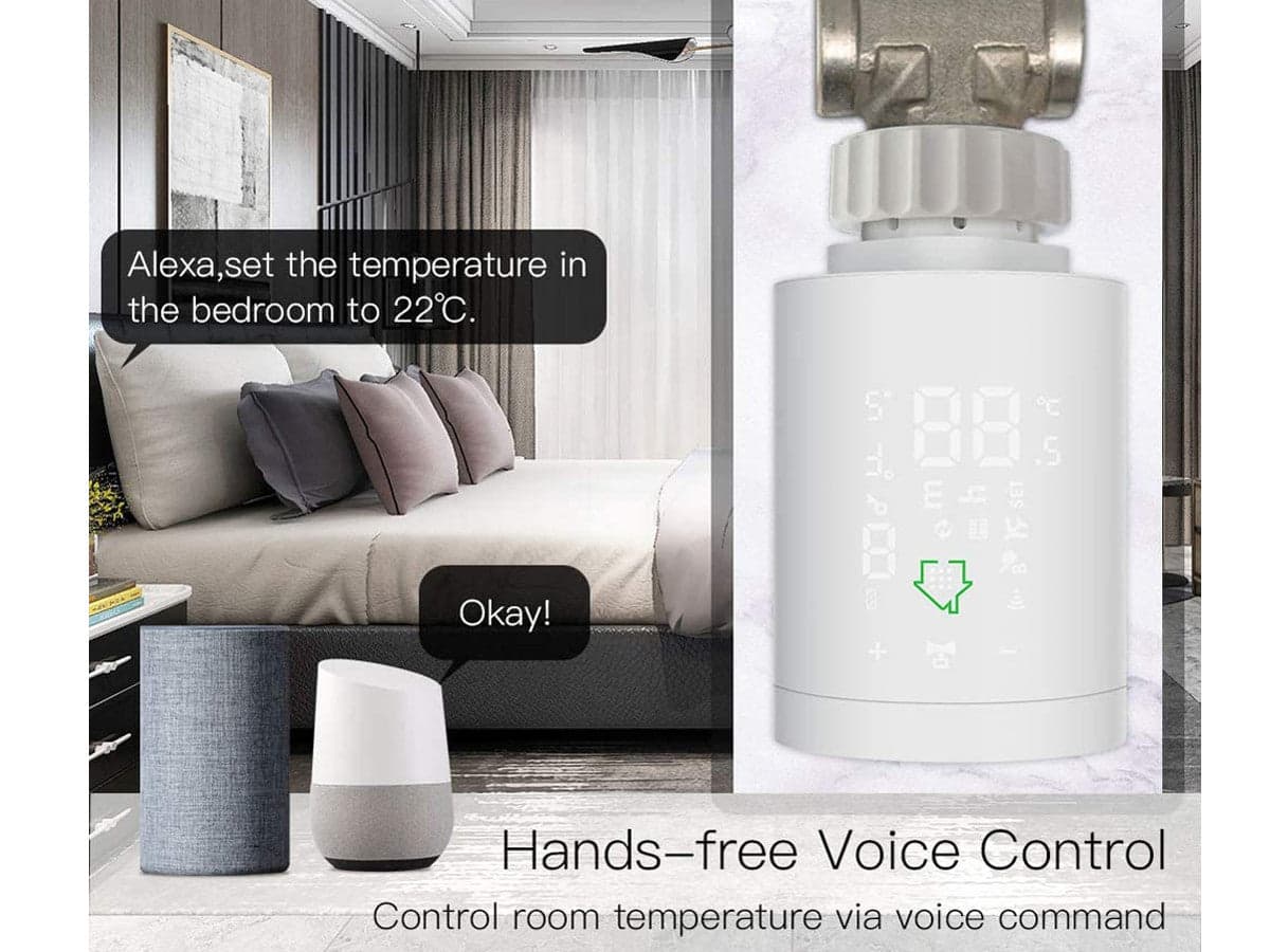ZigBee Termostato Valvola Wireless Per Radiatore Termosifone Alimentazione Con Pile Compatibile Con Alexa e Google Home in Accessori Scontolo.net - Potenza, commercioVirtuoso.it