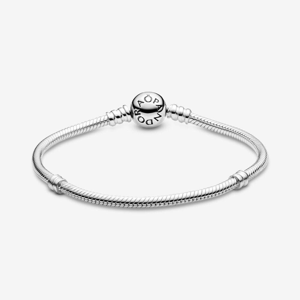 Pandora Bracciale Moments con maglia snake e chiusura a cuore scintillante in Bracciali Alba Gioielli - Casoria, commercioVirtuoso.it