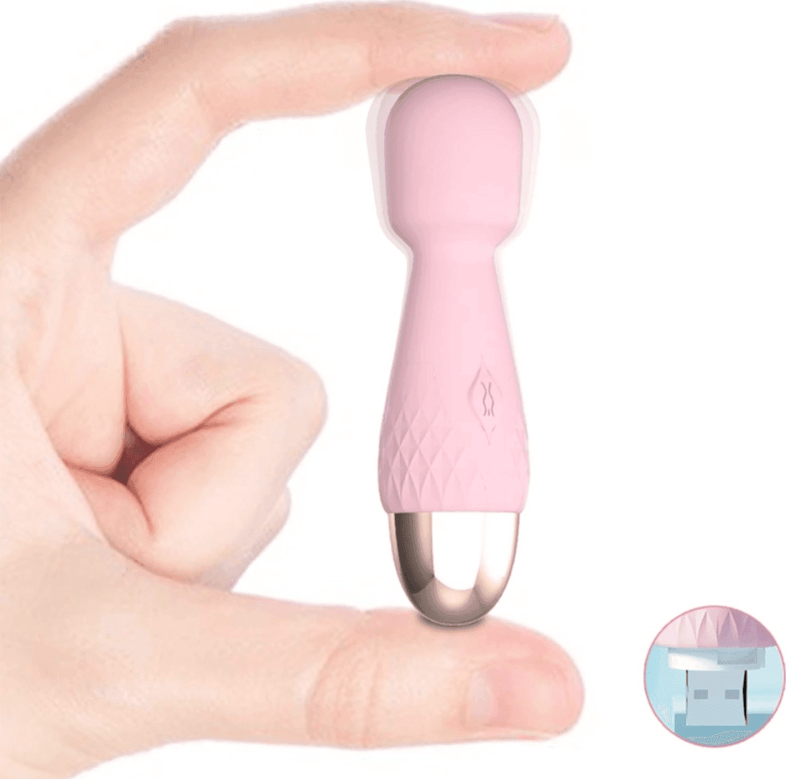 Mini Wand Massager in Silicone Morbido Massaggiatore Vibratore Clitorideo USB in Vibratori per coppia Do You Erotic - Napoli, commercioVirtuoso.it