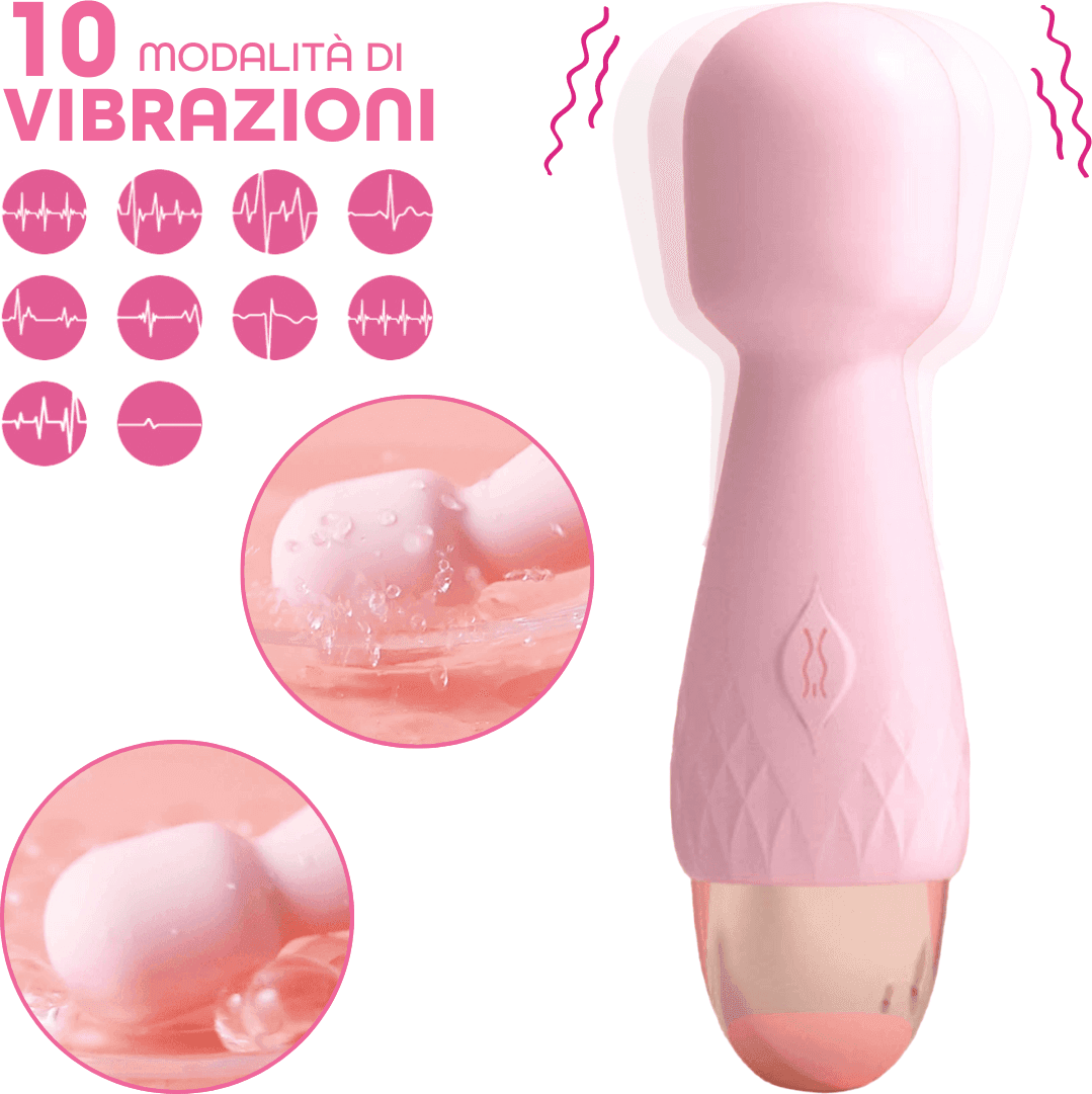 Mini Wand Massager in Silicone Morbido Massaggiatore Vibratore Clitorideo USB in Vibratori per coppia Do You Erotic - Napoli, commercioVirtuoso.it