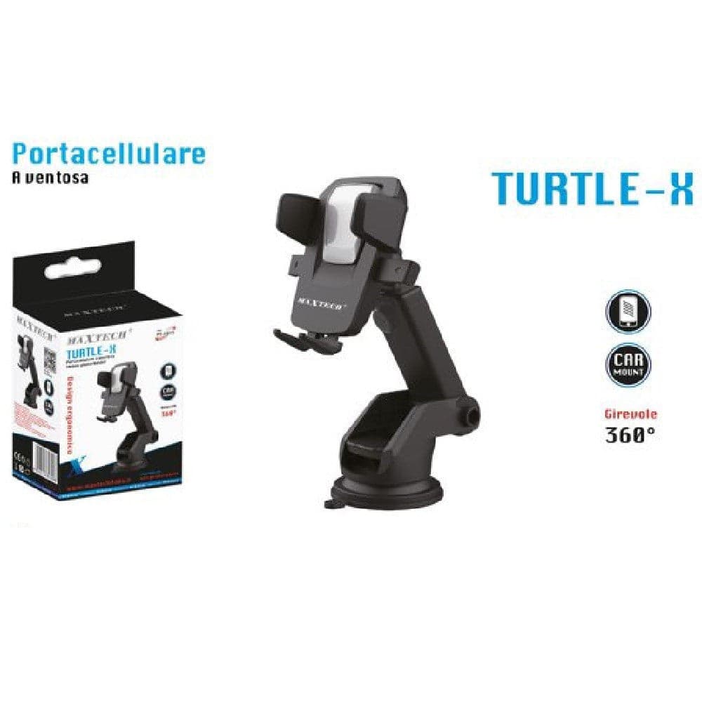 PORTACELLULARE A VENTOSA PER SMARTPHONE UNIVERSALE DA AUTO IN PVC MAXTECH PT-C015 in Alloggiamenti Trade Shop italia - Napoli, commercioVirtuoso.it