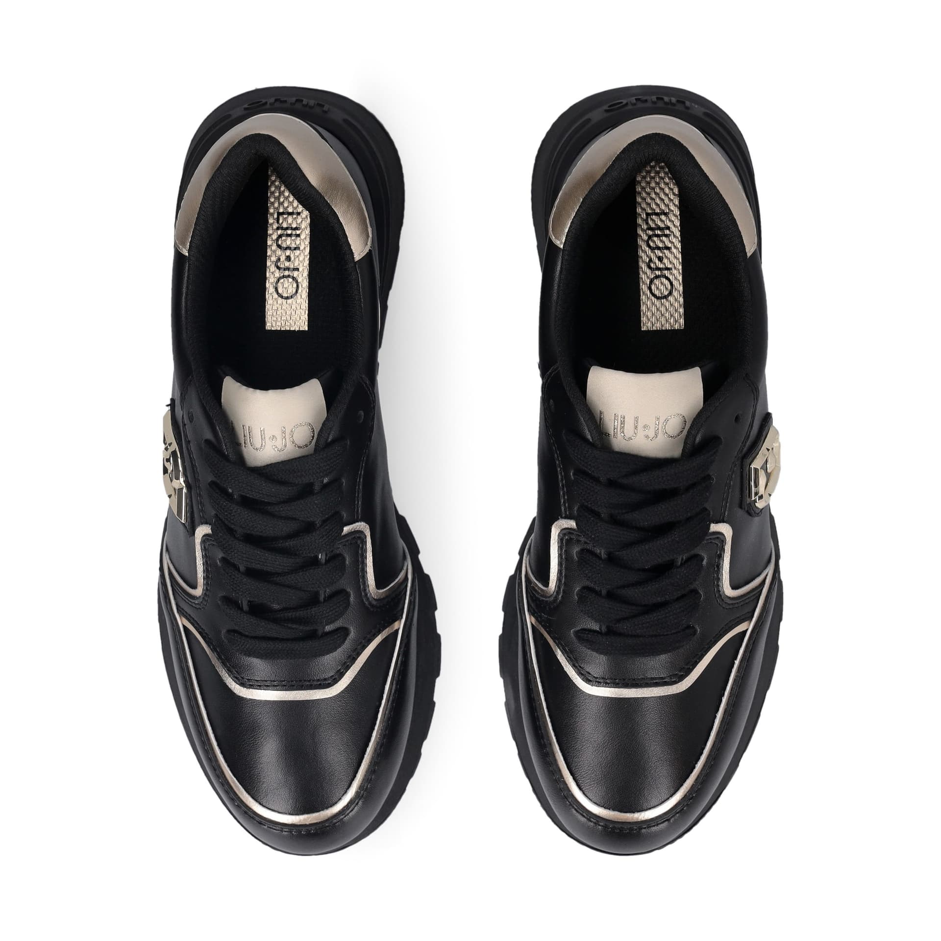 Liu Jo sneakers donna Amazing 25 in pelle black BF5049PX in Sneaker casual Teresi Calzature - Marsala, commercioVirtuoso.it