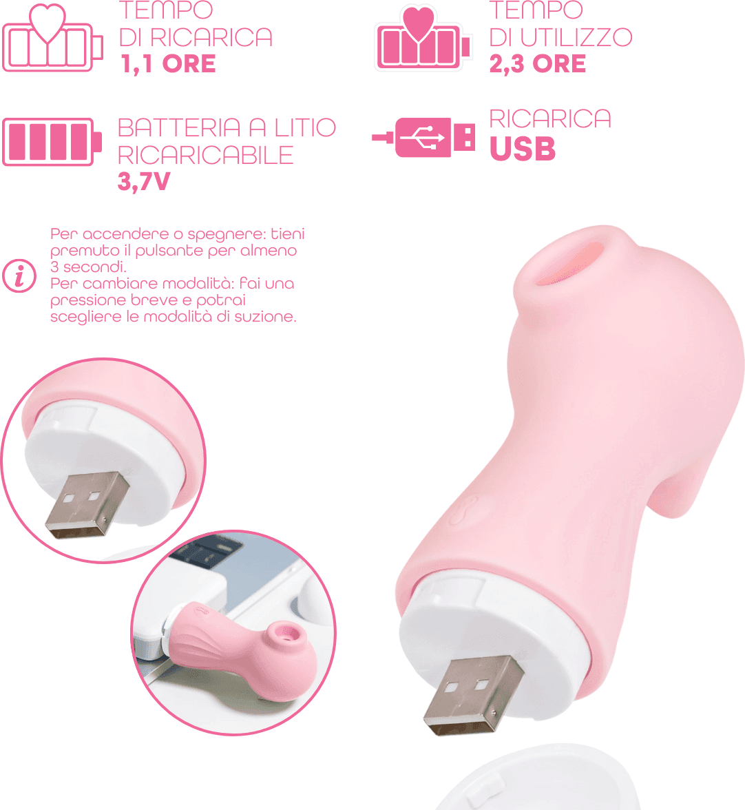 Succhia Clitoride Stimolatore Clitorideo a Suzione in Silicone Clit Sucker SexToy in Succhia clitoride Do You Erotic - Napoli, commercioVirtuoso.it