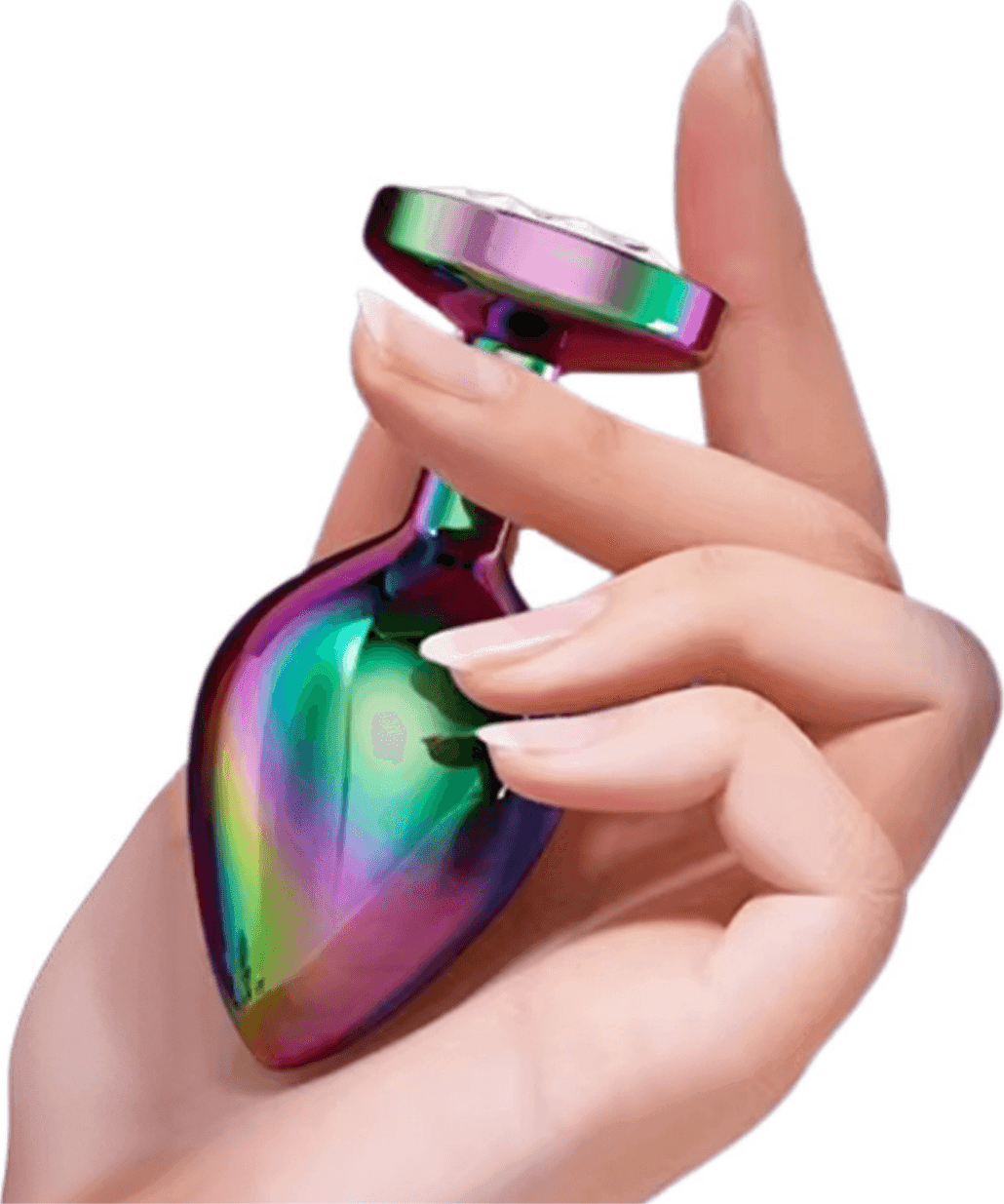 Butt Plug Anale in Metallo Rainbow con Gemma a Cuore Gioiello Cristallo Sex Toy in Plug anali Do You Erotic - Napoli, commercioVirtuoso.it