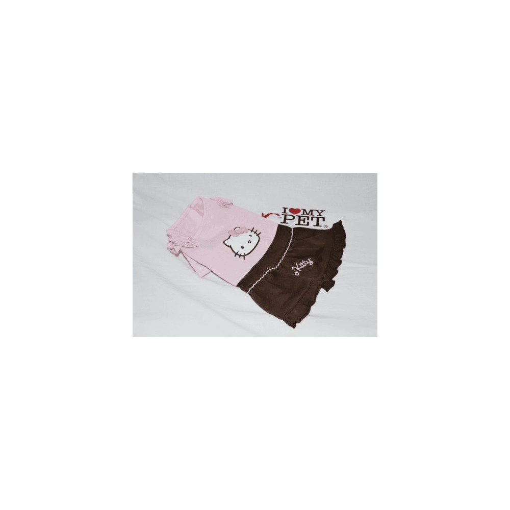 Abito per cani in felpa Hello Kitty Rosa