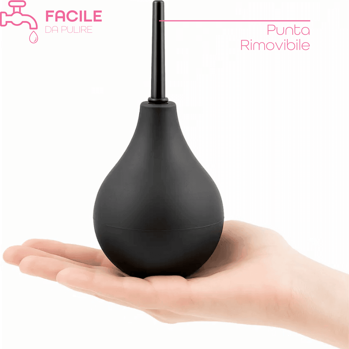 Doccia Anale in Silicone con Punta Rimovibile Clistere Peretta per Pulizia Ano in Lavaggi e clisteri Do You Erotic - Napoli, commercioVirtuoso.it