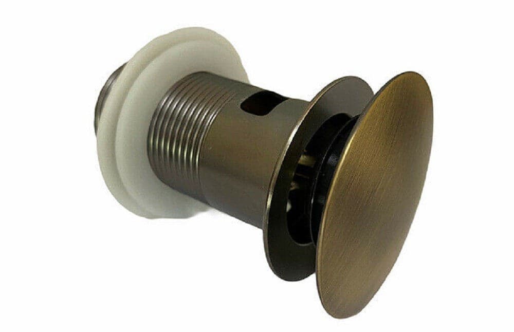 PILETTA DI SCARICO UNIVERSALE 1/4" LAVANDINO POP-UP TAPPO PRESSIONE BRONZO 59604 in Deriva per rubinetti Trade Shop italia - Napoli, commercioVirtuoso.it