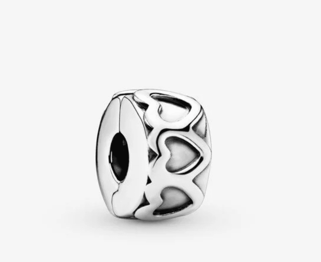 Pandora - Clip Fascia di cuori in Bead Charm Alba Gioielli - Casoria, commercioVirtuoso.it