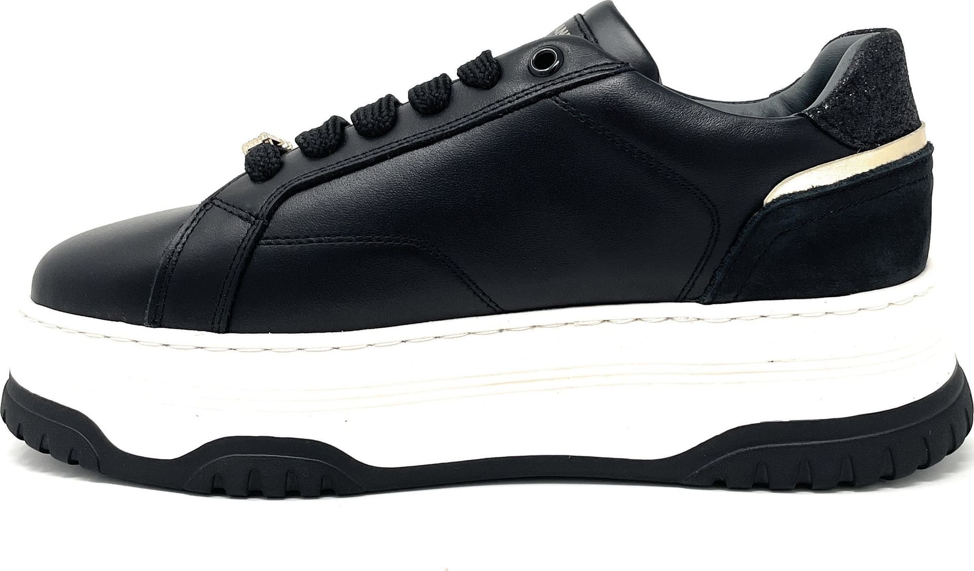 Janet & Janet sneakers donna in pelle black J-422 in Sneaker casual Teresi Calzature - Marsala, commercioVirtuoso.it