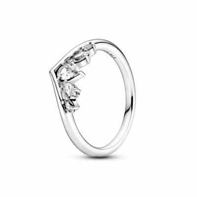 PANDORA - Anello chevron scintillante con pietre con taglio a goccia e Marquise in Anelli Alba Gioielli - Casoria, commercioVirtuoso.it