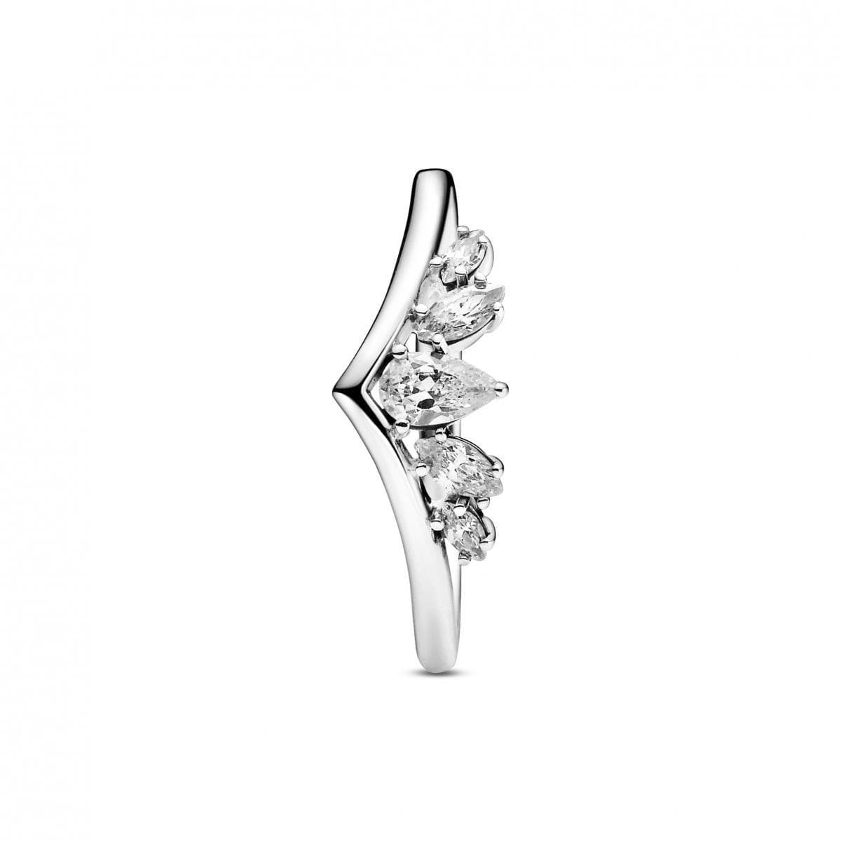 PANDORA - Anello chevron scintillante con pietre con taglio a goccia e Marquise in Anelli Alba Gioielli - Casoria, commercioVirtuoso.it