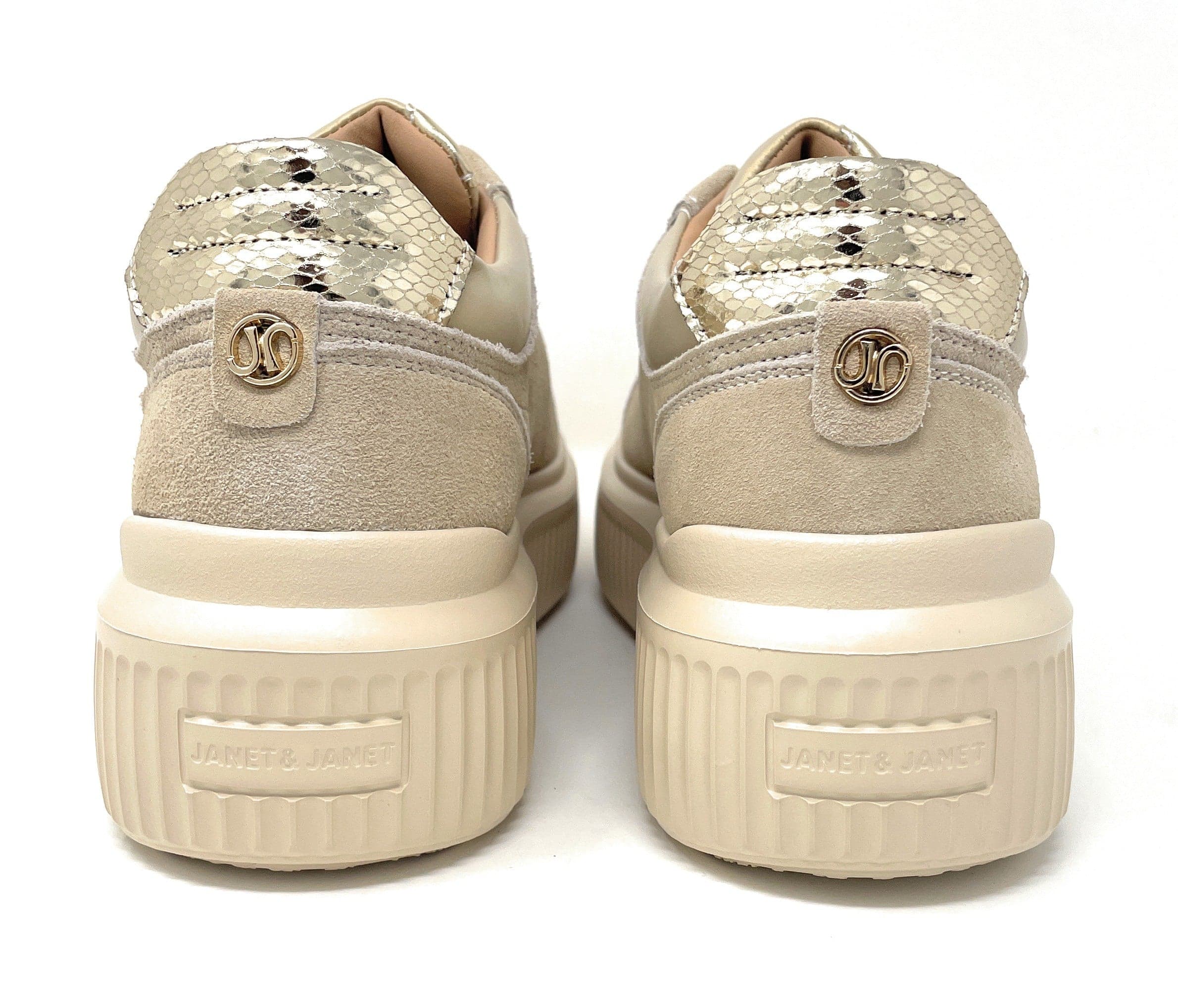 Janet & Janet sneakers donna in camoscio frost gold J-401 in Sneaker casual Teresi Calzature - Marsala, commercioVirtuoso.it