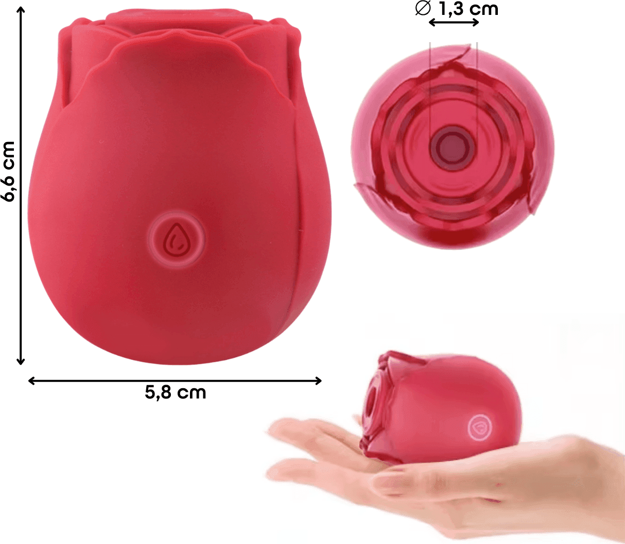 Succhia Clitoride Vibratore a Forma di Rosa Stimolatore con Suzione e Vibrazione in Succhia clitoride Do You Erotic - Napoli, commercioVirtuoso.it