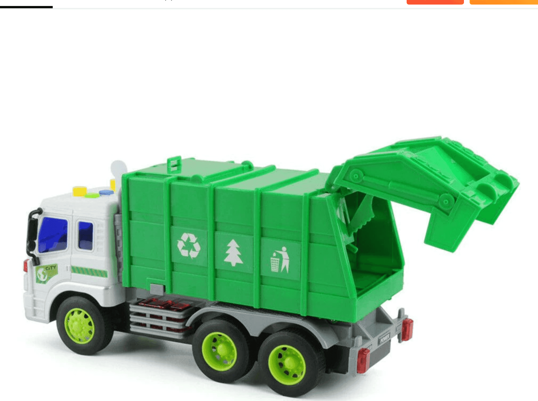CAMION RACCOLTA RIFIUTI CON LUCI E SUONI CASSONE RIBALTABILE FUNZIONI REALI in Camion Trade Shop italia - Napoli, commercioVirtuoso.it