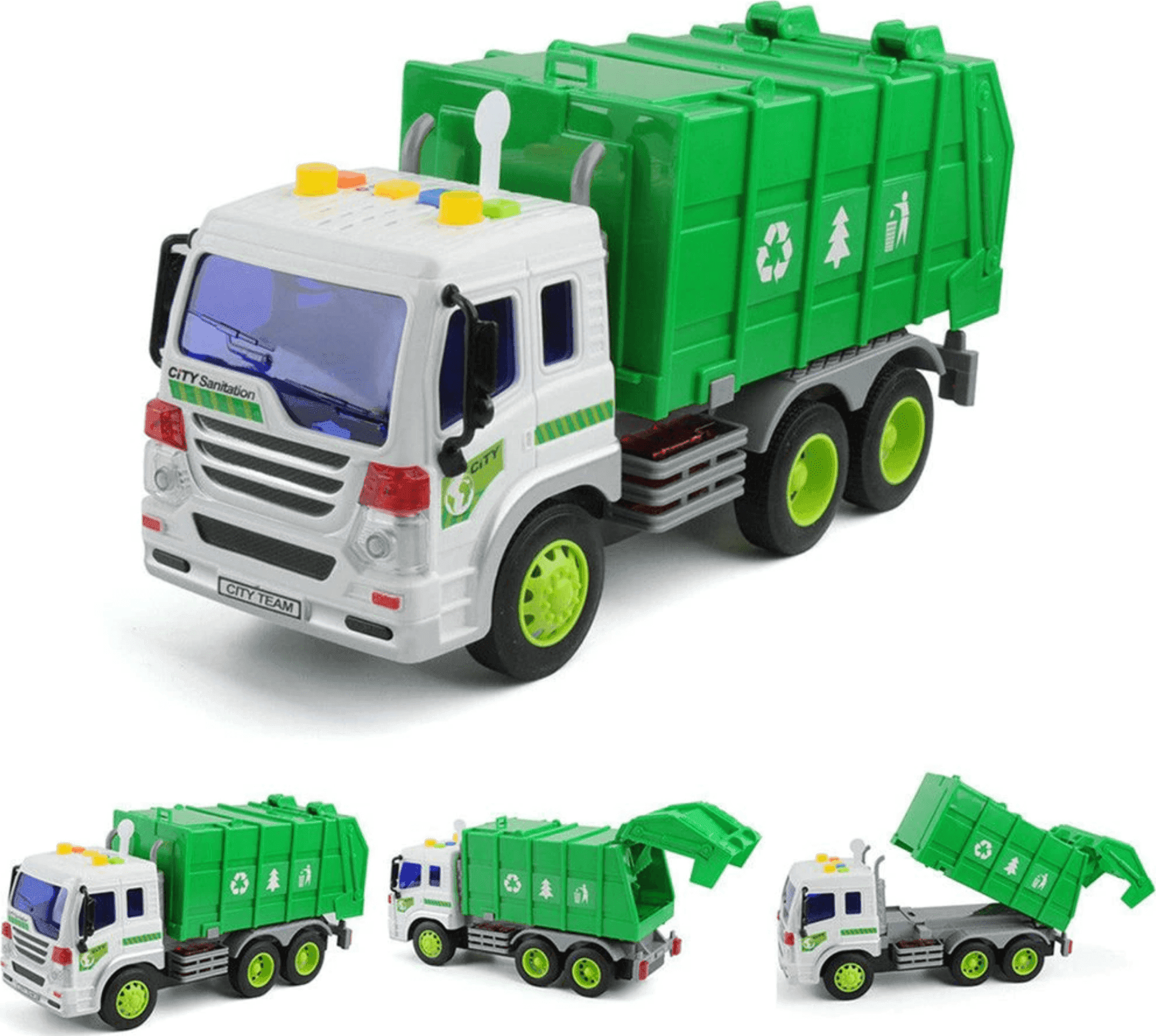 CAMION RACCOLTA RIFIUTI CON LUCI E SUONI CASSONE RIBALTABILE FUNZIONI REALI in Camion Trade Shop italia - Napoli, commercioVirtuoso.it