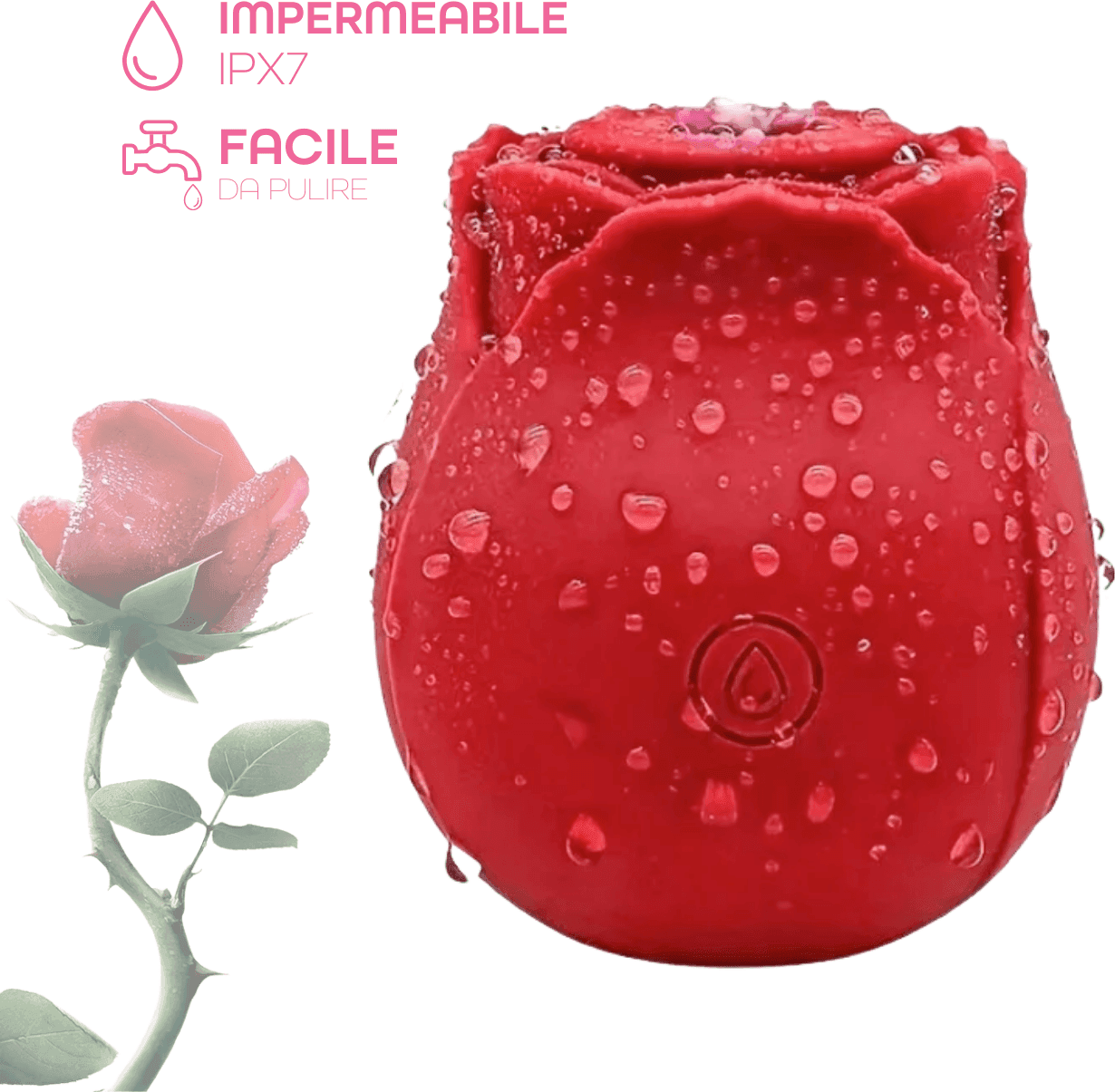Succhia Clitoride Vibratore a Forma di Rosa Stimolatore con Suzione e Vibrazione in Succhia clitoride Do You Erotic - Napoli, commercioVirtuoso.it