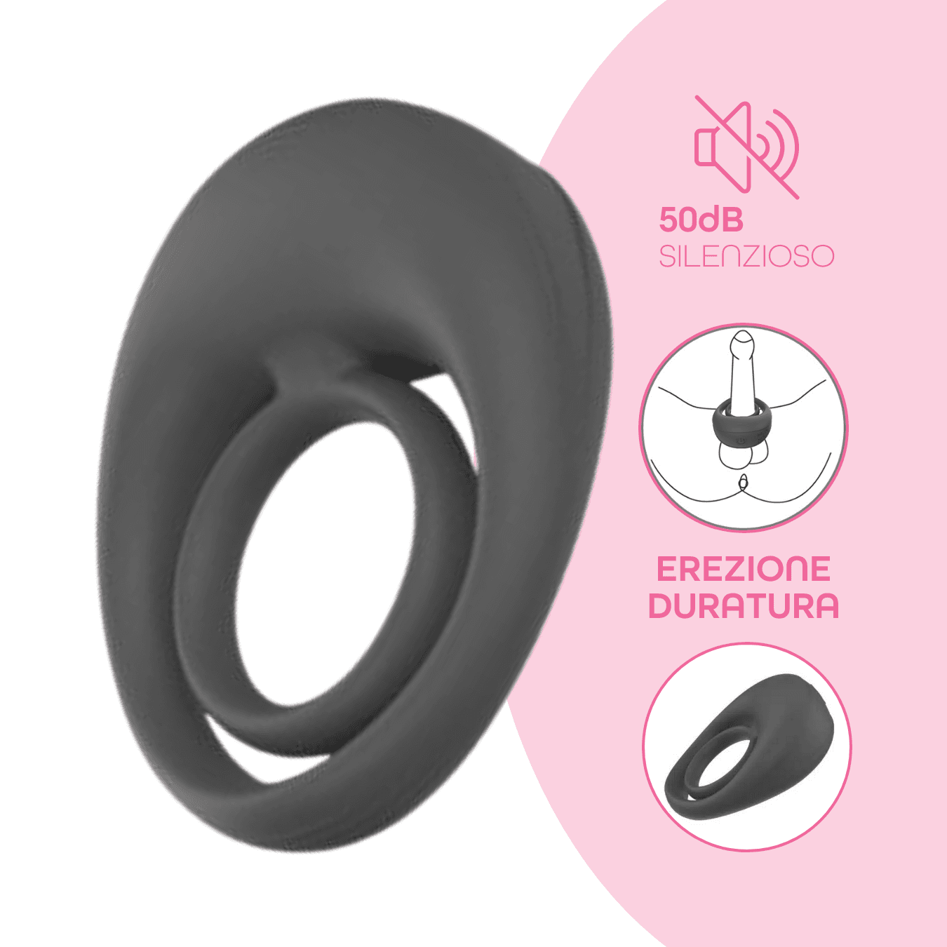 Anello Fallico Vibrante per Pene Stimolatore Clitoride Ritardante in Silicone USB in Anelli fallici e vibranti Do You Erotic - Napoli, commercioVirtuoso.it