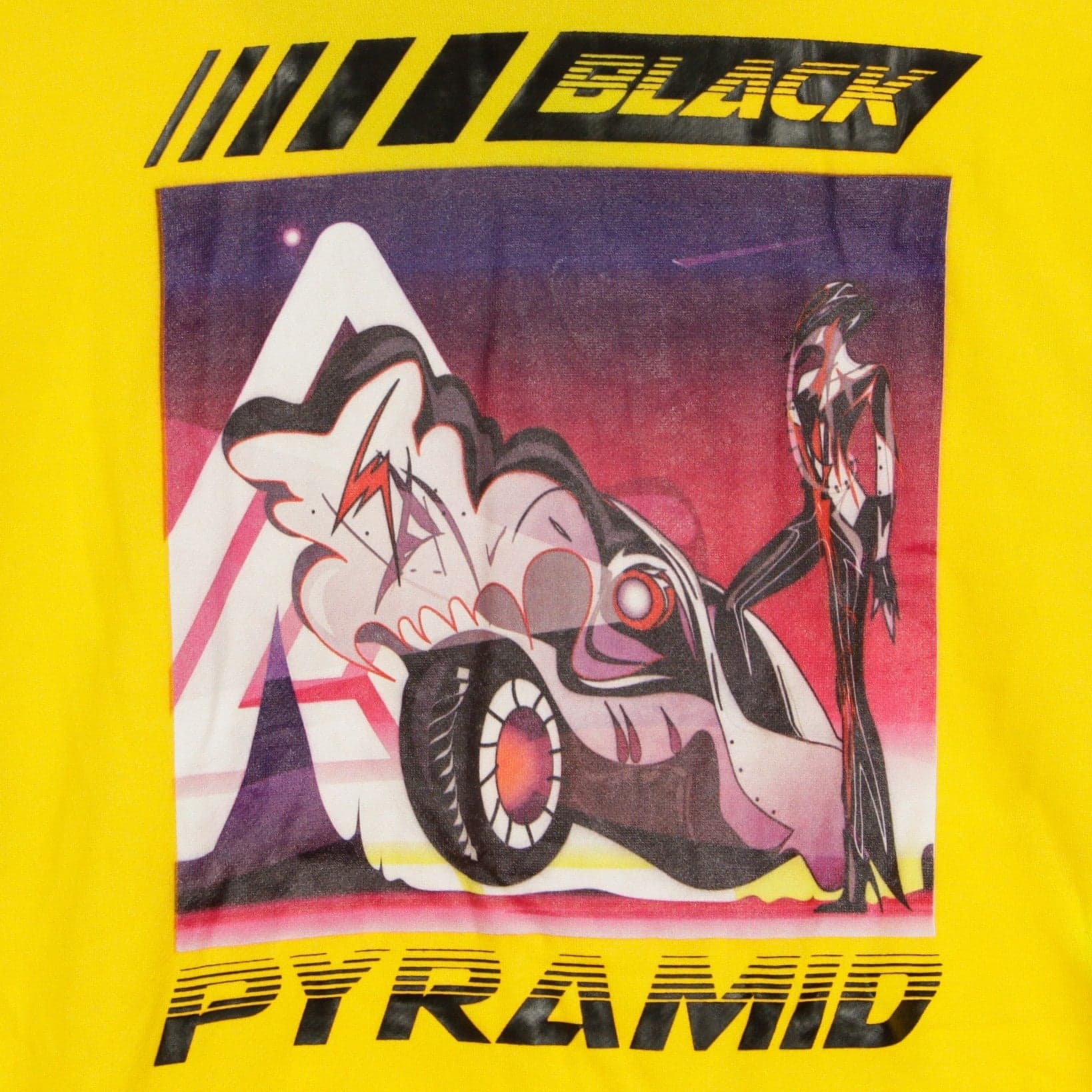 BLACK PYRAMID Felpa Leggera Cappuccio Uomo Space Rider Yellow da uomo in Felpe con cappuccio Drestige - Casamassima, commercioVirtuoso.it