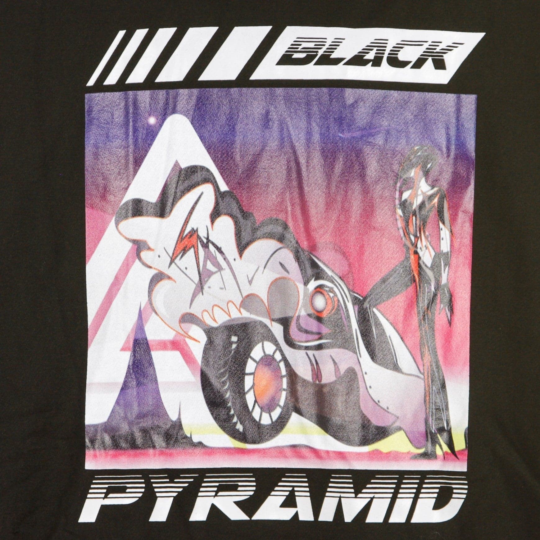 BLACK PYRAMID Felpa Leggera Cappuccio Uomo Space Rider Black da uomo in Felpe con cappuccio Drestige - Casamassima, commercioVirtuoso.it