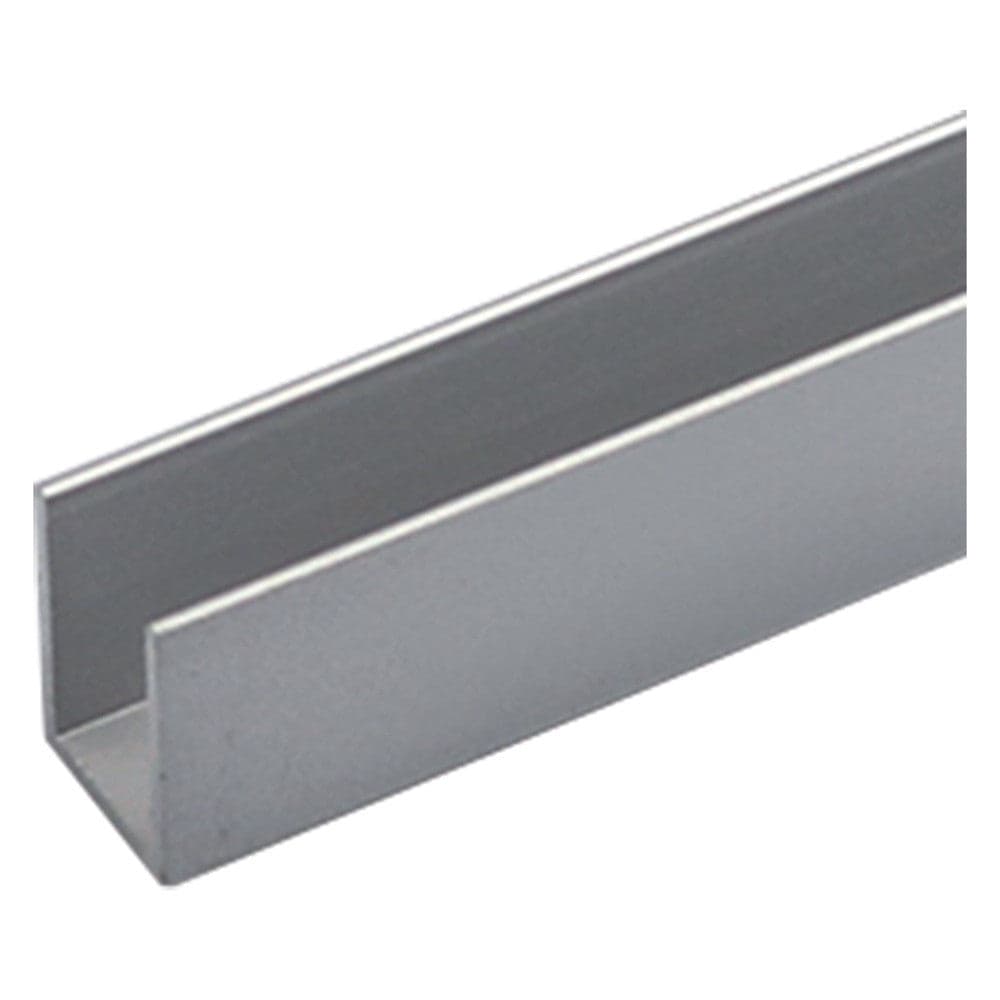 Profilo canalina Tipo 'U' mm8x8x1mt col.argento