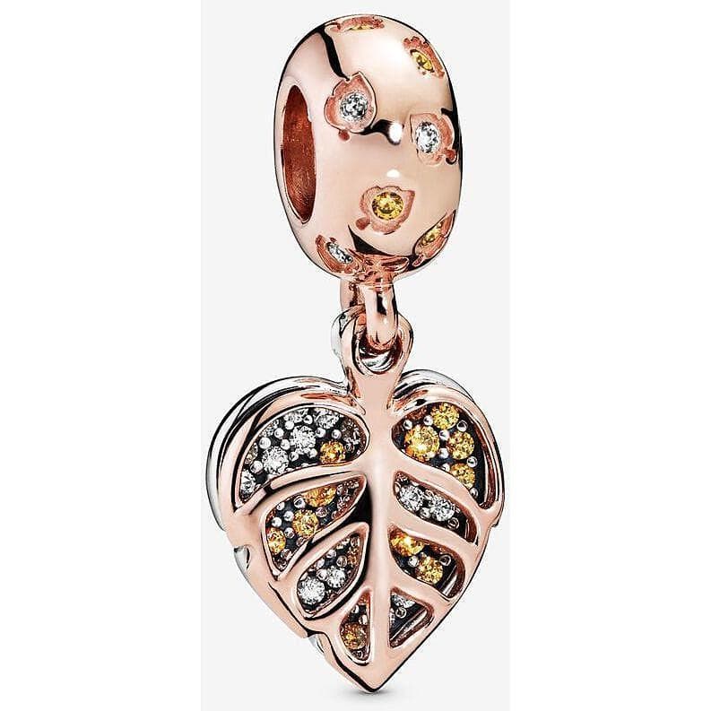 Pandora Charm pendente Foglie Scintillanti