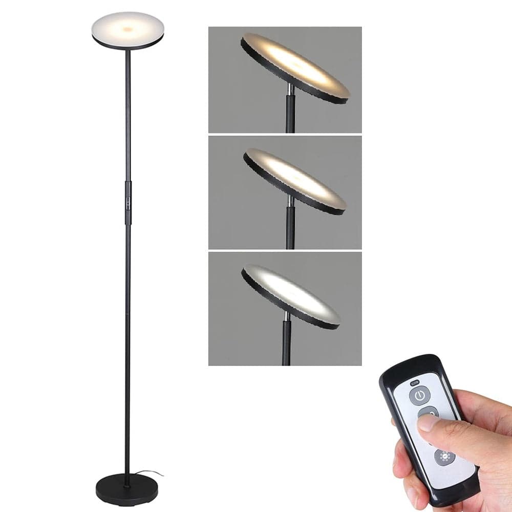 Lampada Piantana Led Dimmerabile 30W 2500LM Telecomando e Luce Regolabile H175cm