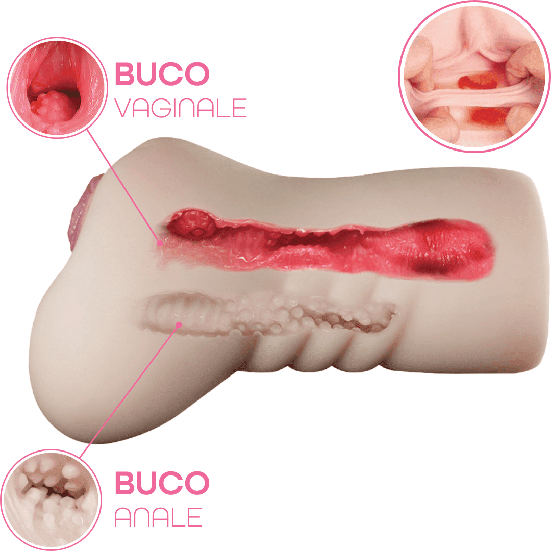Masturbatore per Uomo Realistico Vagina e Ano Finti Doppio Foro Morbido Silicone in Masturbatori realistici Do You Erotic - Napoli, commercioVirtuoso.it