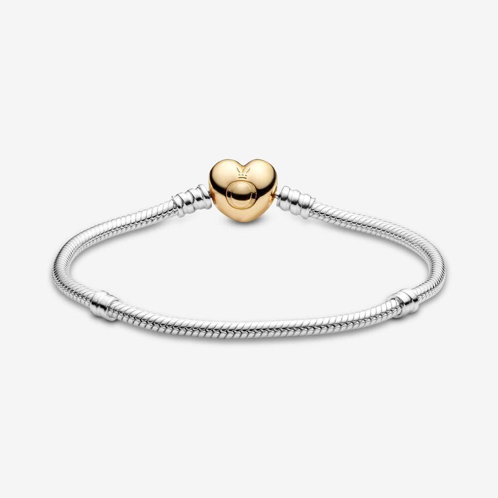 Pandora Bracciale Moments con maglia snake e chiusura a cuore in Bracciali Alba Gioielli - Casoria, commercioVirtuoso.it