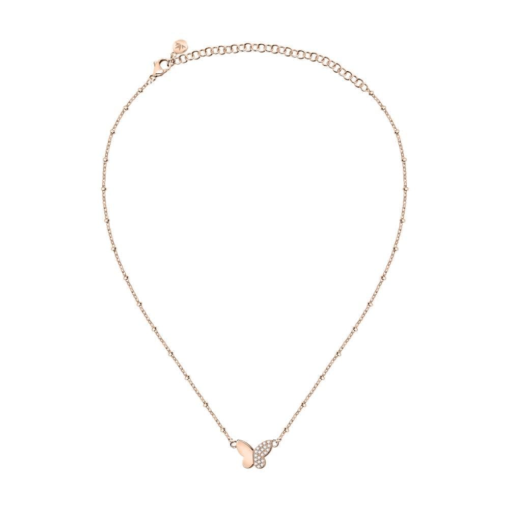 Collana MORELLATO donna Passioni oro rosa / farfalla in Collane Web Time Orologi - Milano, commercioVirtuoso.it