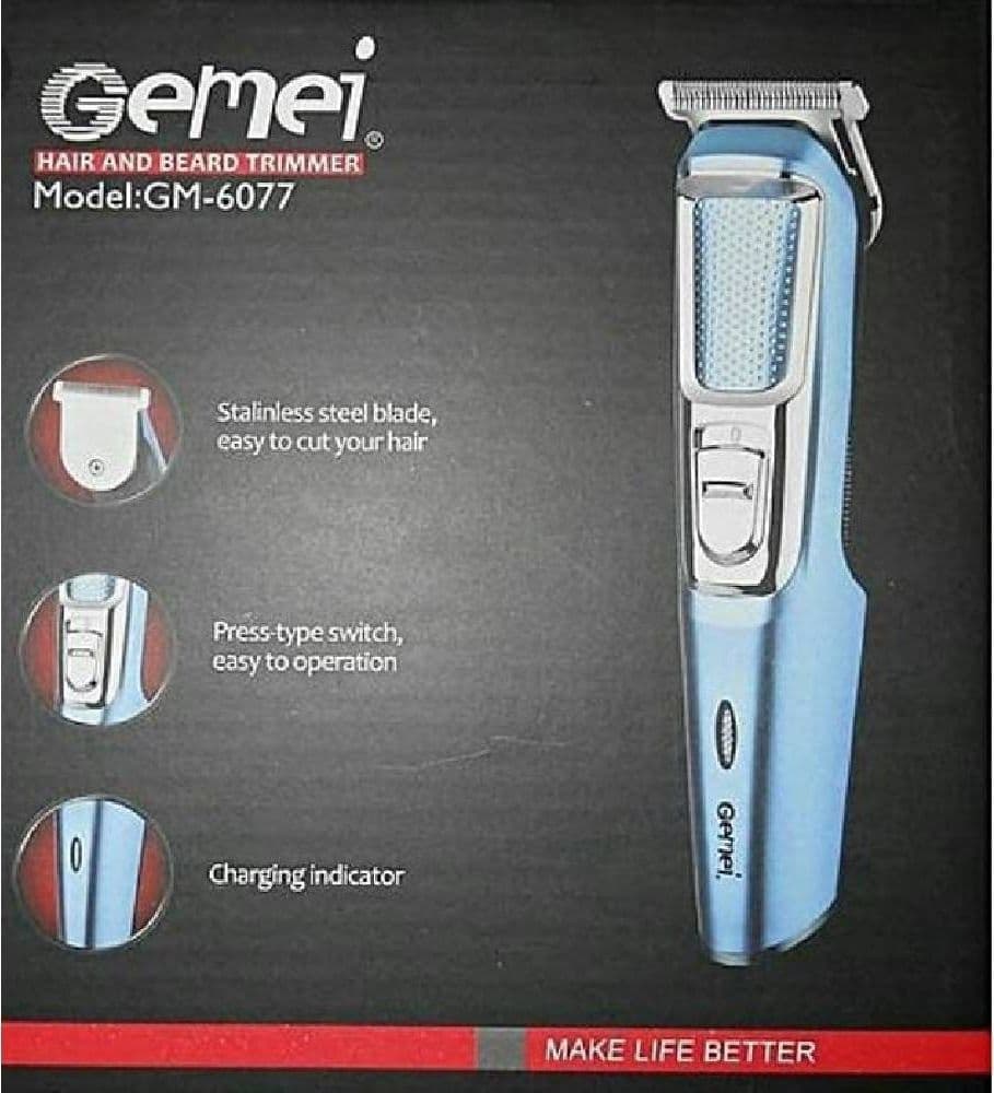 TAGLIA CAPELLI BARBA A BATTERIA PROFESSIONALE ELETTRICO RICARICABILE GM-6077 in Tagliacapelli Trade Shop italia - Napoli, commercioVirtuoso.it