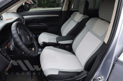 Coprisedili Su Misura Per Mitsubishi Outlander 3 (2012-2015), Leather Style in Set per interni Autooggetti.it - Roma, commercioVirtuoso.it