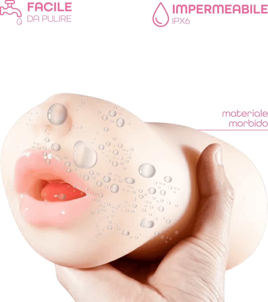 Masturbatore Maschile Realistico Effetto Sesso Orale Bocca e Lingua Sex Toy Uomo in Masturbatori a coppa manuali Do You Erotic - Napoli, commercioVirtuoso.it