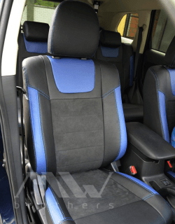 Coprisedili su misura per Mitsubishi Outlander 3 (2012-2015), Leather style in Set per interni Autooggetti.it - Roma, commercioVirtuoso.it