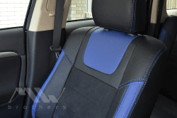Coprisedili su misura per Mitsubishi Outlander 3 (2012-2015), Leather style in Set per interni Autooggetti.it - Roma, commercioVirtuoso.it