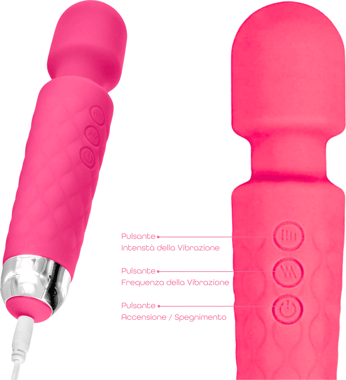 Wand Massager Massaggiatore Vibratore Ricaricabile in Silicone Sex Toy per Donna in Vibratori classici Do You Erotic - Napoli, commercioVirtuoso.it