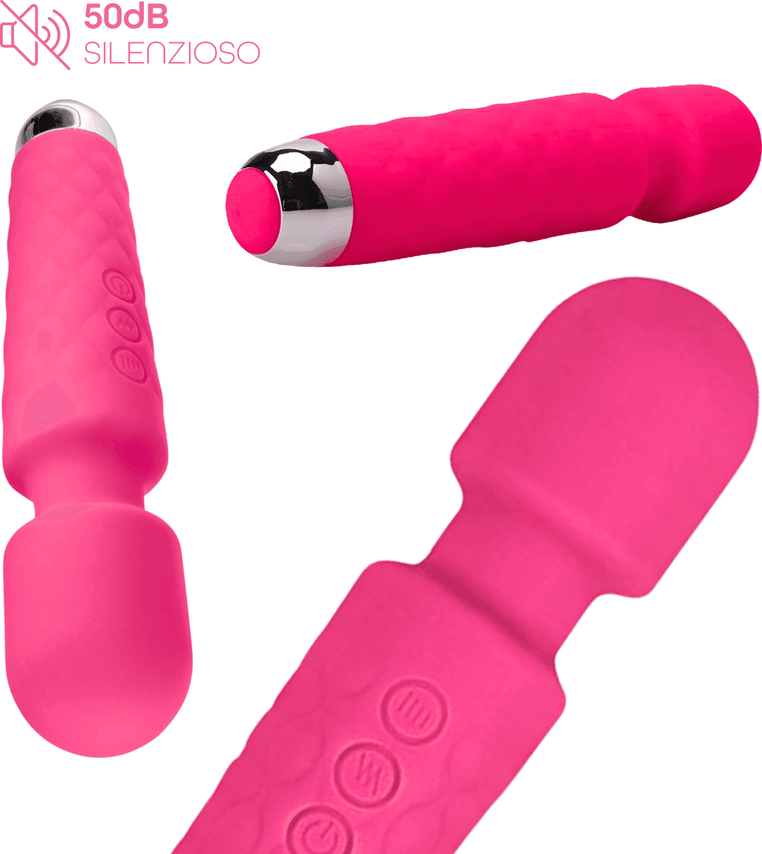 Wand Massager Massaggiatore Vibratore Ricaricabile in Silicone Sex Toy per Donna in Vibratori classici Do You Erotic - Napoli, commercioVirtuoso.it