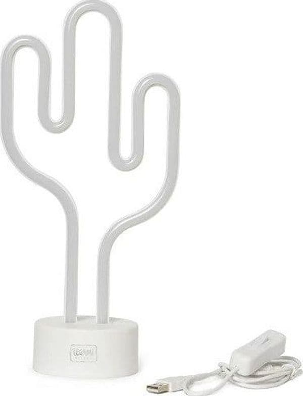 Legami - Lampada Decorativa da Tavolo a Led Effetto Neon a forma di Cactus (LL0001) in Insegne luminose Cartospedia - Napoli, commercioVirtuoso.it