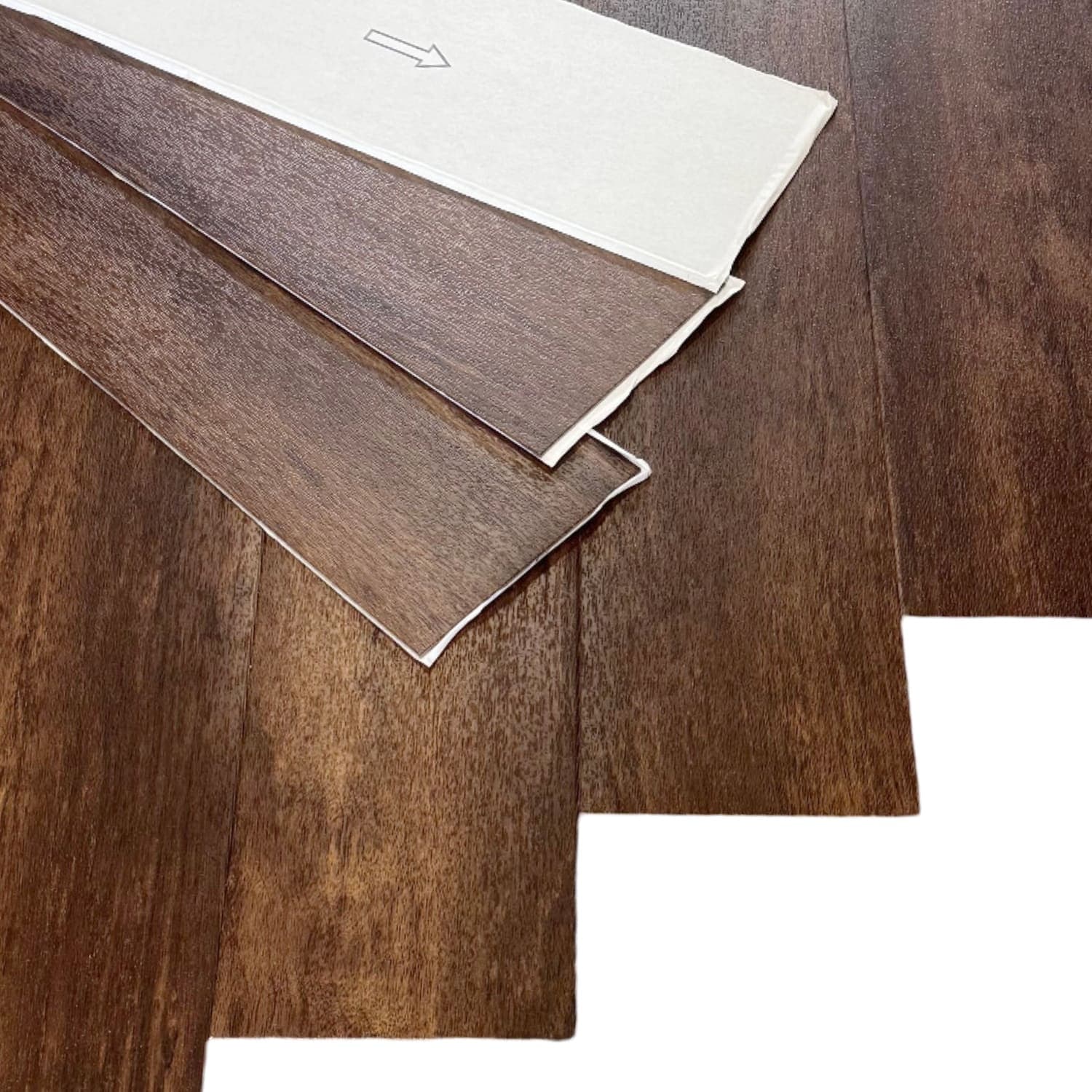 Pavimento Pvc Adesivo Effetto Legno - Listoni finto Parquet Laminato 15.2x91.4cm spessore 2.0mm pacchi da 2.20mq in Pavimenti di PVC Masterbrico - Longobardi, commercioVirtuoso.it