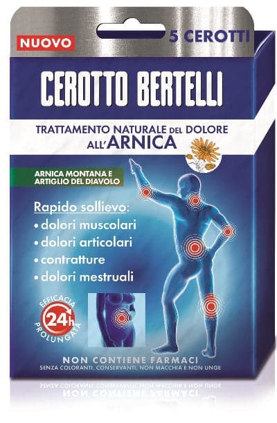 Bertelli cerotto arnica 5pz in Cuscinetti termici Clubfarma - Melilli, commercioVirtuoso.it