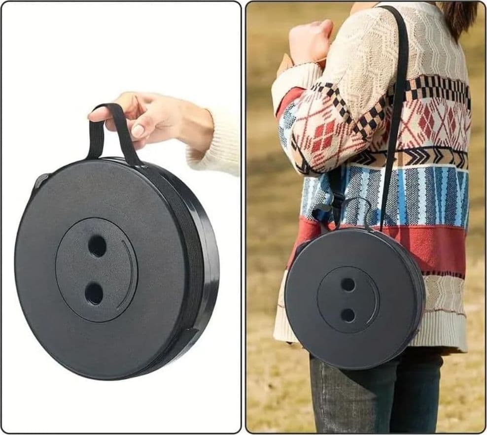 Sgabello Pieghevole Portatile Telescopico, Regolabile in Altezza, Leggero, per Interni ed Esterni in Sgabelli Masterbrico - Longobardi, commercioVirtuoso.it