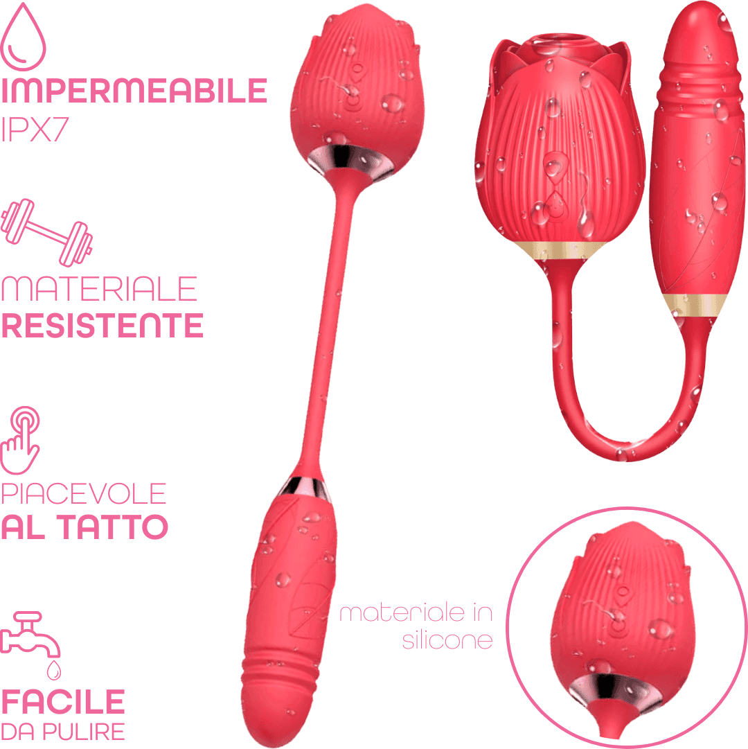 Vibratore Succhia Clitoride e Punto G doppia Stimolazione con Dildo Telescopico in Vibratori Rabbit Do You Erotic - Napoli, commercioVirtuoso.it