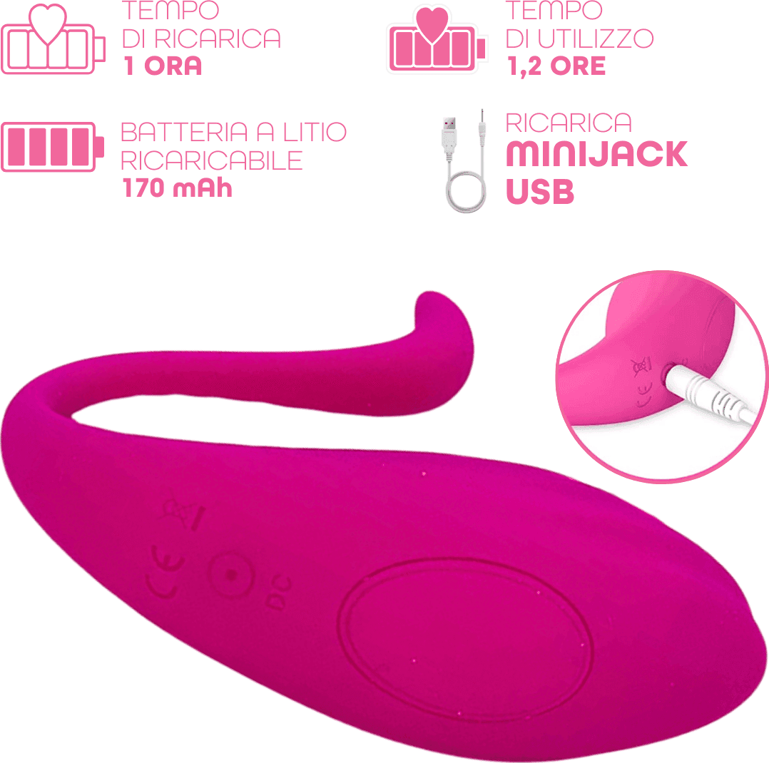 Ovetto Vibrante Vibratore Curvo Telecomandato 10 Modalità di Vibrazione Sex Toy in Vibratori proiettile e ovuli vibranti Do You Erotic - Napoli, commercioVirtuoso.it