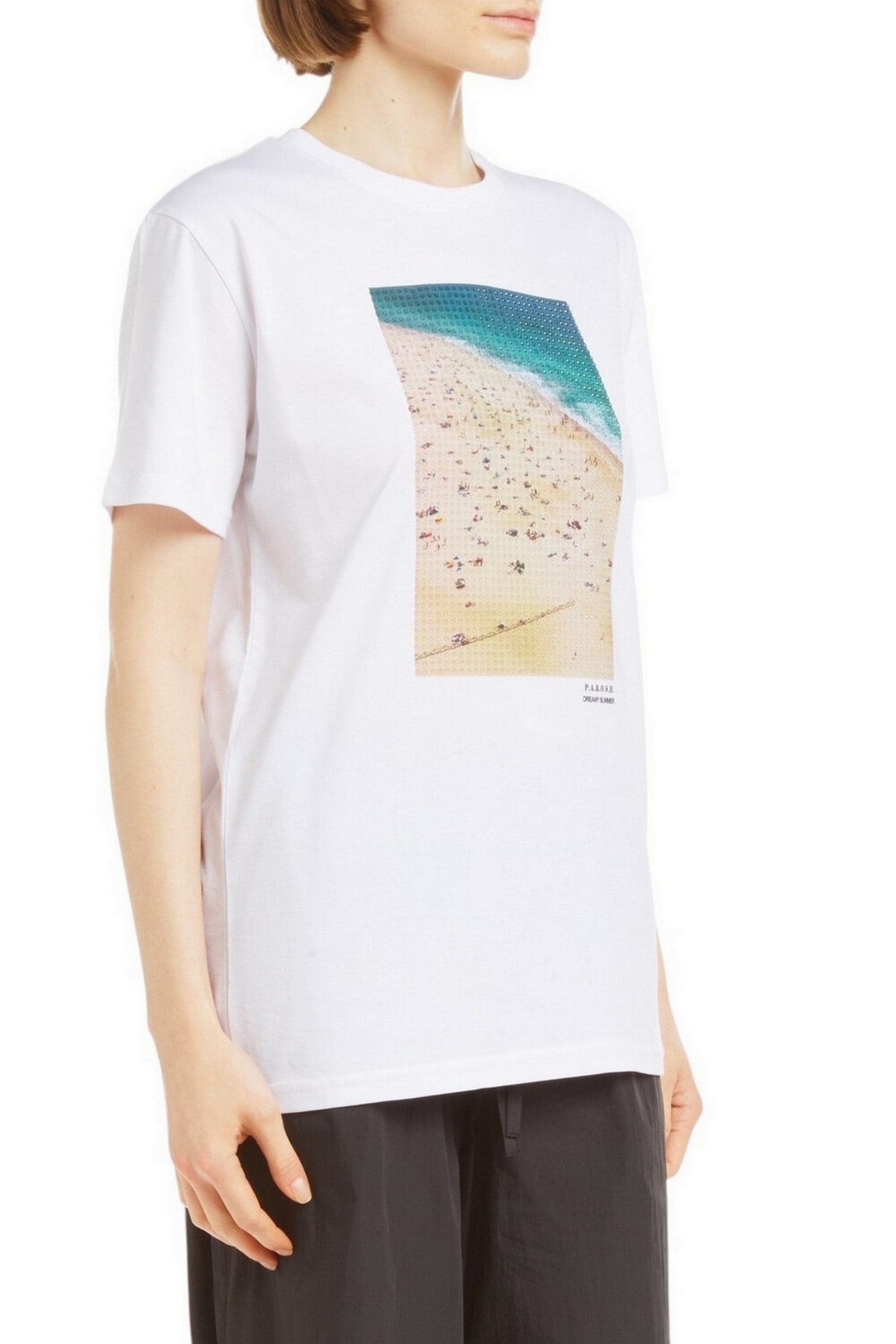 Parosh T-shirt e Polo Bianco da donna in Polo Drestige - Casamassima, commercioVirtuoso.it