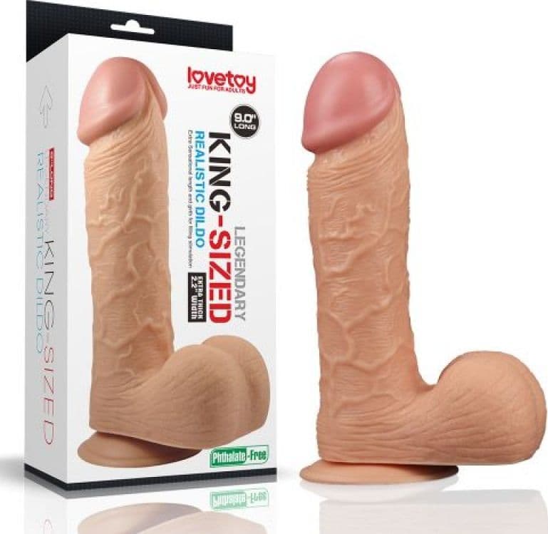 Realistic Dildo Gigante 9" Legendary King Size 24,5 cm in Dildo realistici Sexy Tentazioni - Siracusa, commercioVirtuoso.it