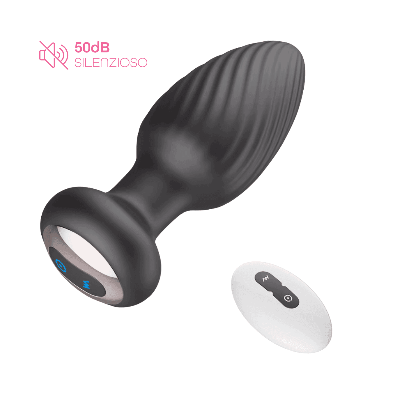 Plug Anale Vibrante e Rotante in Silicone con Telecomando Ricaricabile Sex Toy in Plug anali Do You Erotic - Napoli, commercioVirtuoso.it