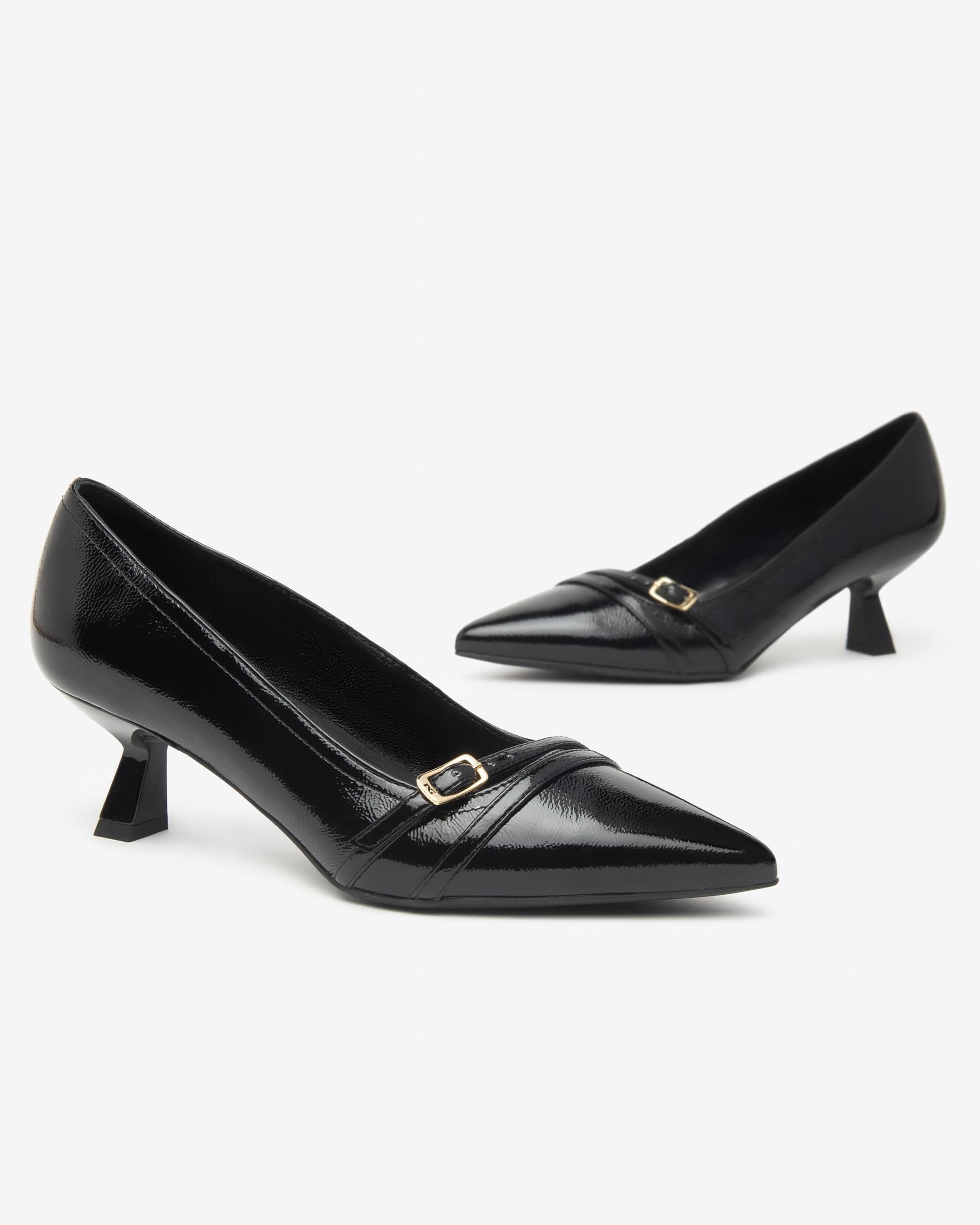 Nero Giardini décolleté donna in naplak nero I514431DE100 in Scarpe col tacco Teresi Calzature - Marsala, commercioVirtuoso.it