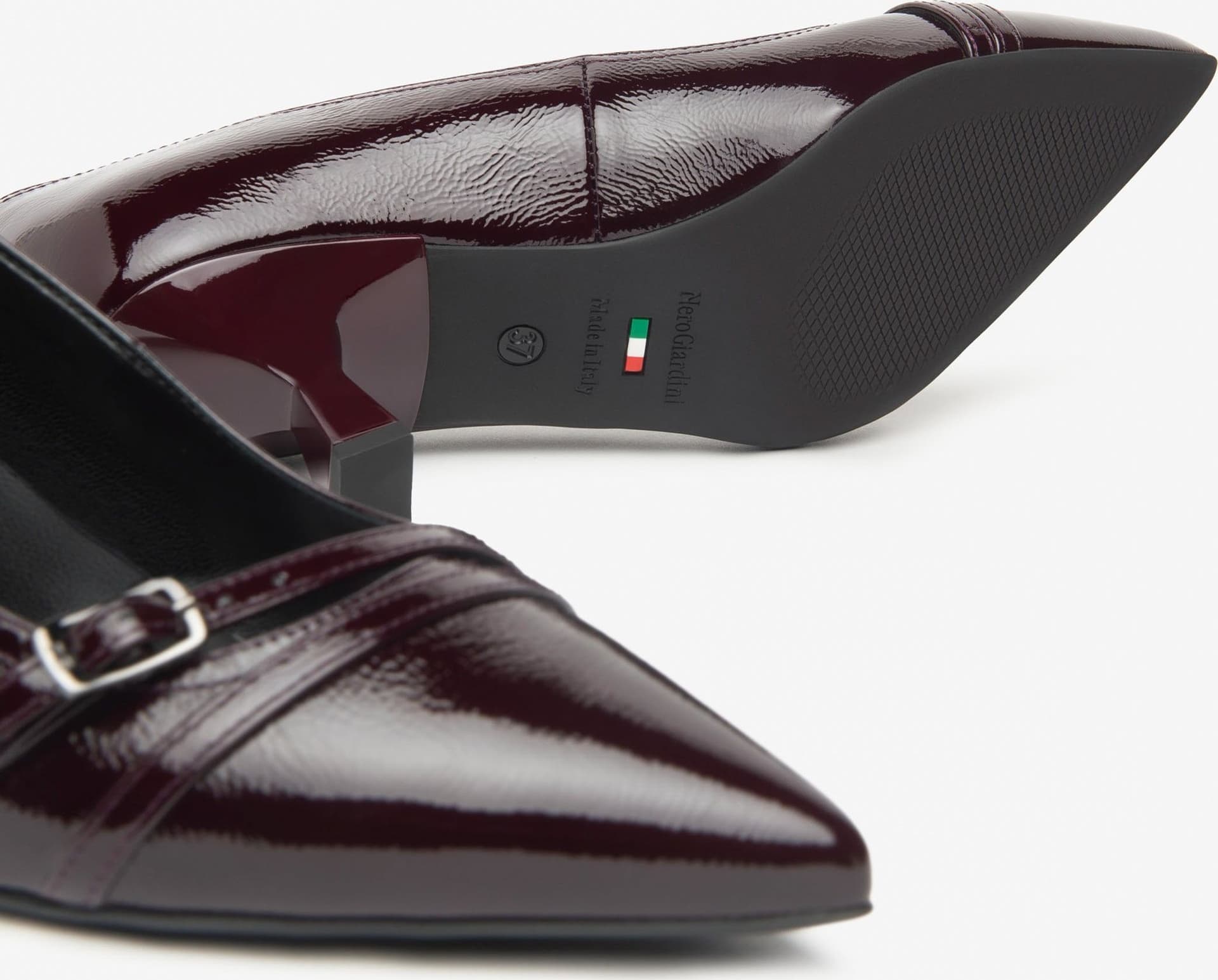Nero Giardini décolleté donna in naplak bordo' I514431DE613 in Scarpe col tacco Teresi Calzature - Marsala, commercioVirtuoso.it