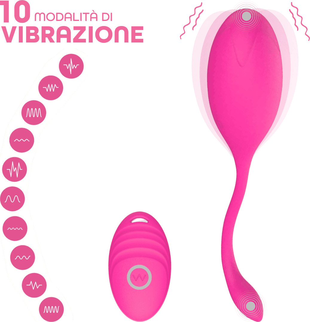 Ovetto Vibrante con Telecomando Vibratore Clitoride a 10 Modalità in Silicone in Vibratori G-Spot Do You Erotic - Napoli, commercioVirtuoso.it