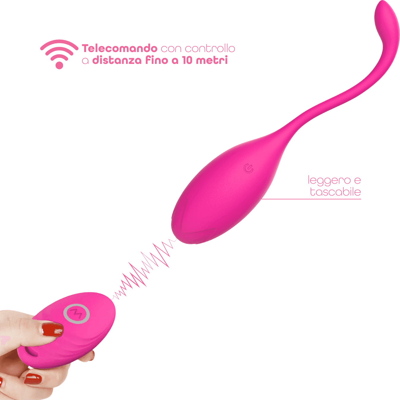 Ovetto Vibrante con Telecomando Vibratore Clitoride a 10 Modalità in Silicone in Vibratori G-Spot Do You Erotic - Napoli, commercioVirtuoso.it