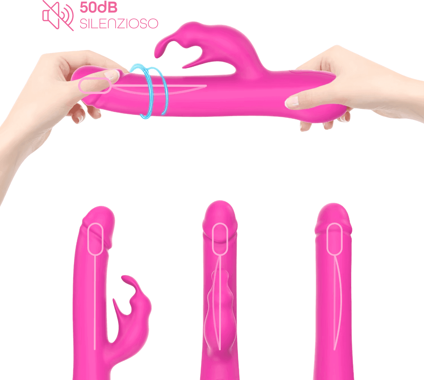 Vibratore Rabbit Rotante Stimolazione Clitoridea e Punto G in Silicone Sex Toy in Vibratori Rabbit Do You Erotic - Napoli, commercioVirtuoso.it